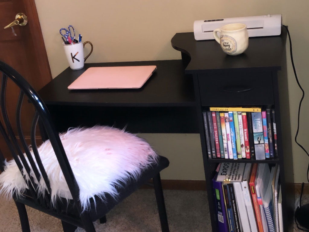 Keirston Snyder's home workspace